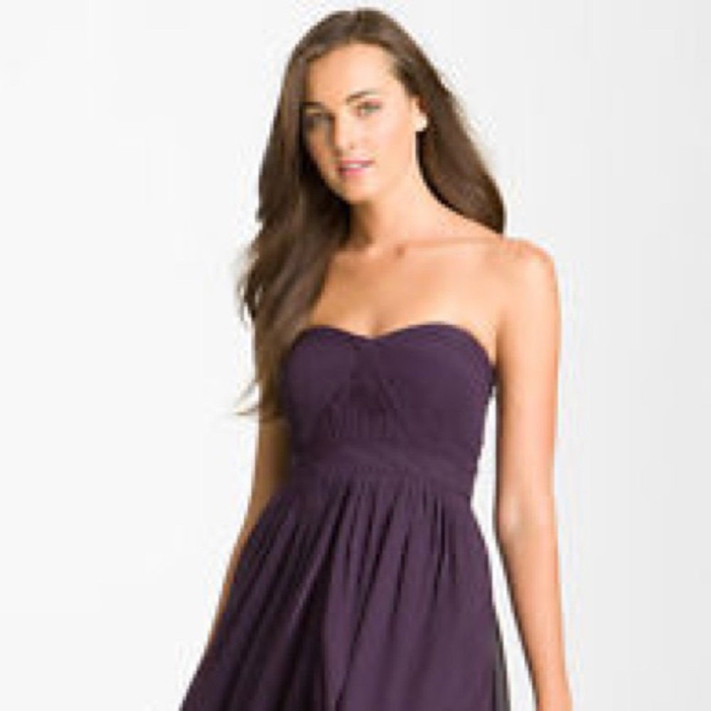 Jenny Yoo Keira Dress in Plum